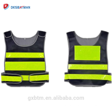 China fábrica nova popular estilo popular 100% poliéster barato segurança colete refletivo para unisex